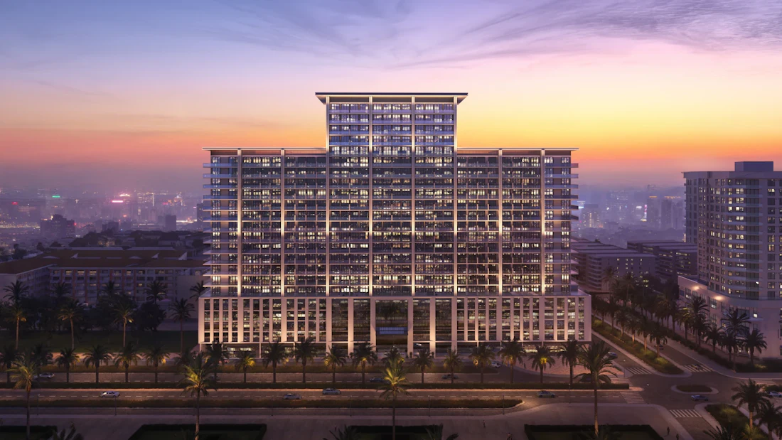 Binghatti Amberhall — Jumeirah Village Circle, Dubai